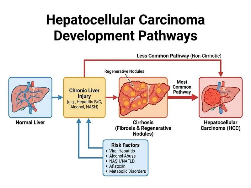 Hepatocellular Carcinoma diagram