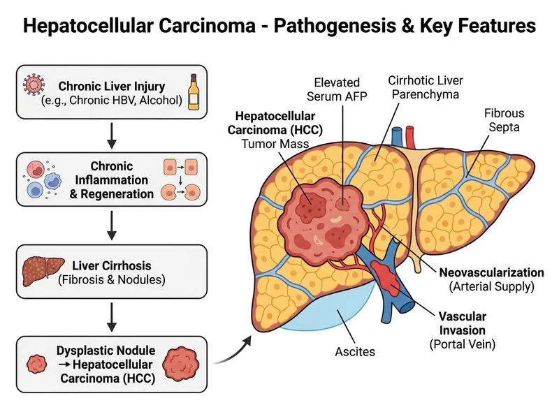 Hepatocellular Carcinoma diagram