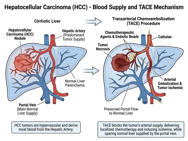 Hepatocellular Carcinoma diagram
