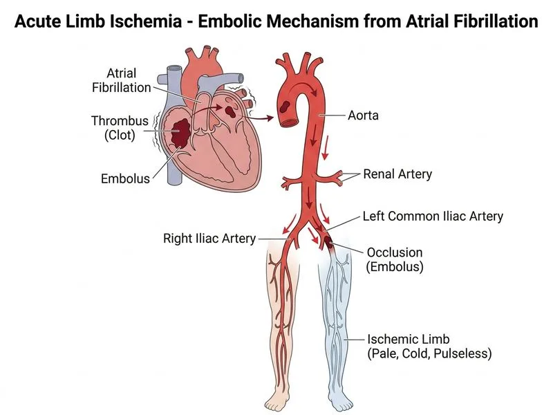 Acute Limb Ischemia diagram
