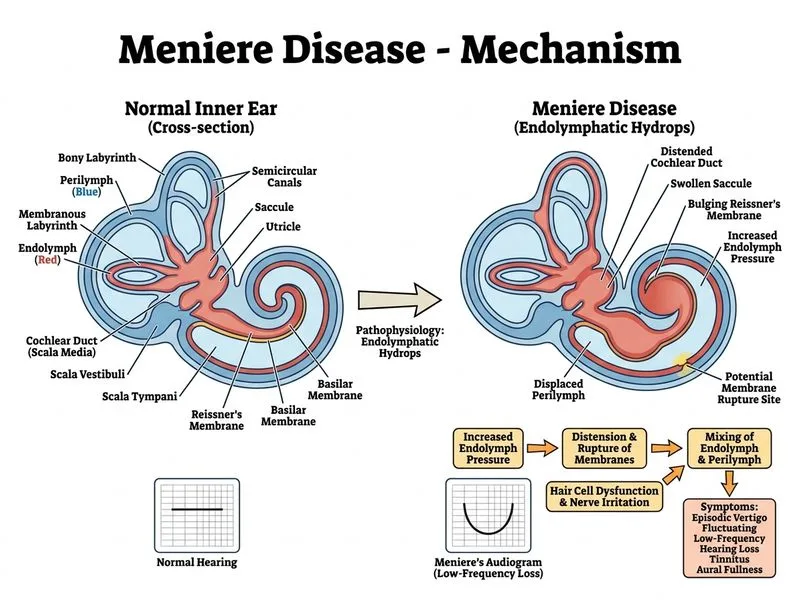 Meniere Disease diagram