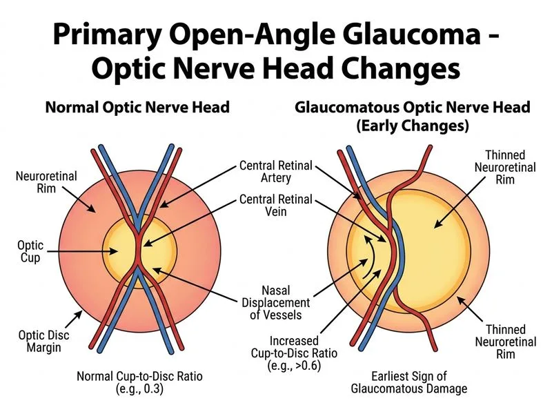 Primary Open-Angle Glaucoma diagram
