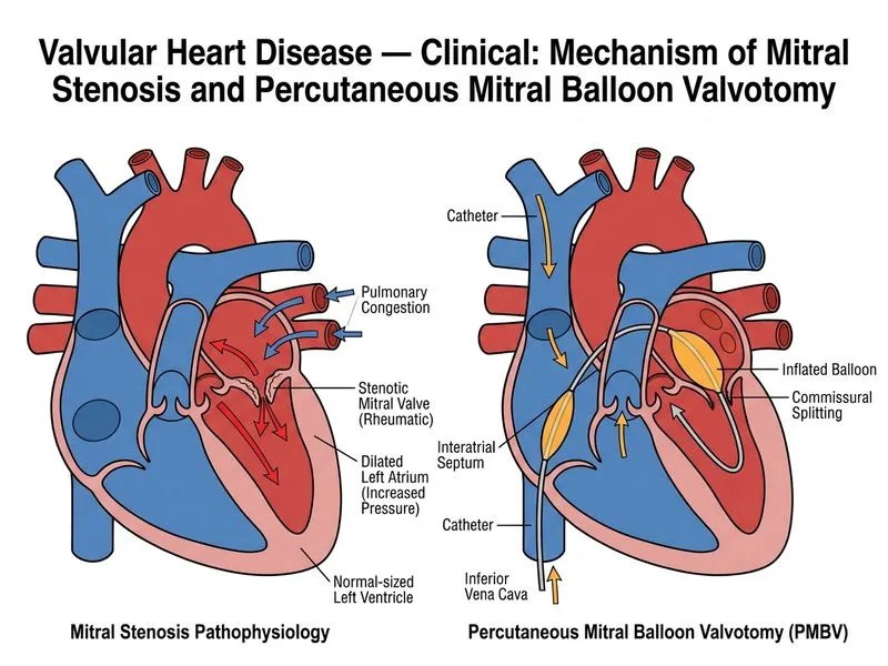 Valvular Heart Disease — Clinical diagram