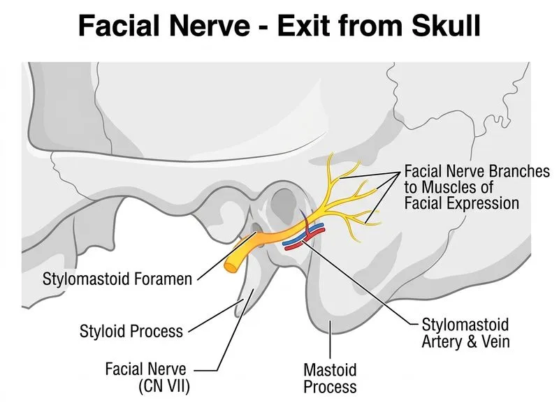 Facial Nerve diagram