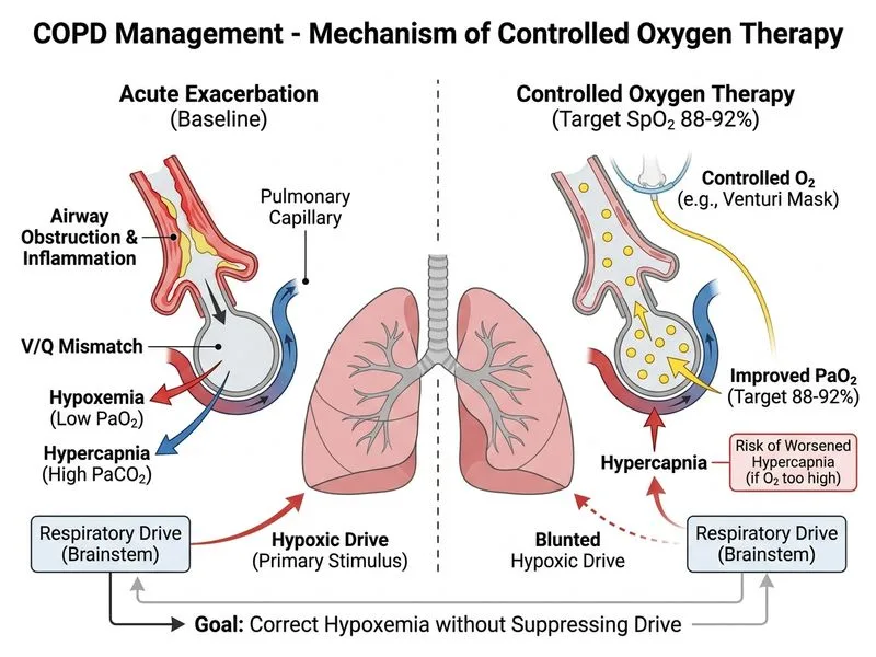 COPD Management diagram