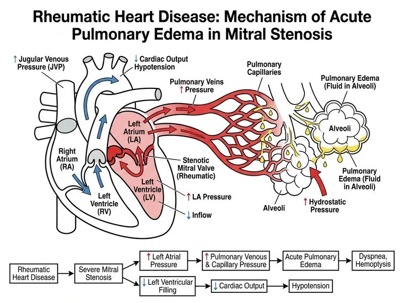 Rheumatic Heart Disease diagram