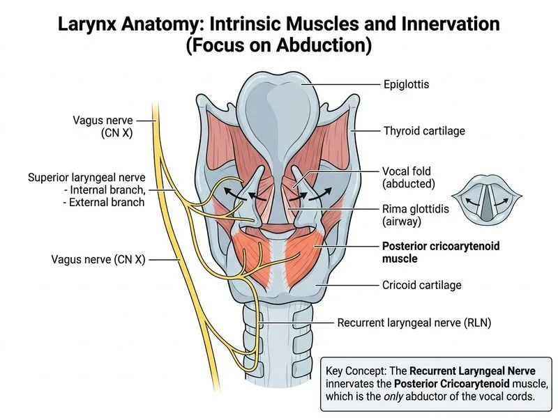 Larynx Anatomy diagram