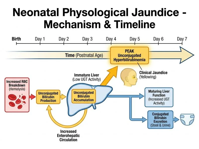 Neonatal Jaundice diagram