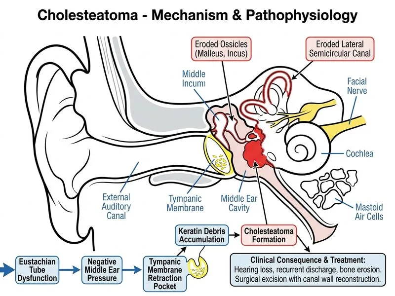 Cholesteatoma diagram