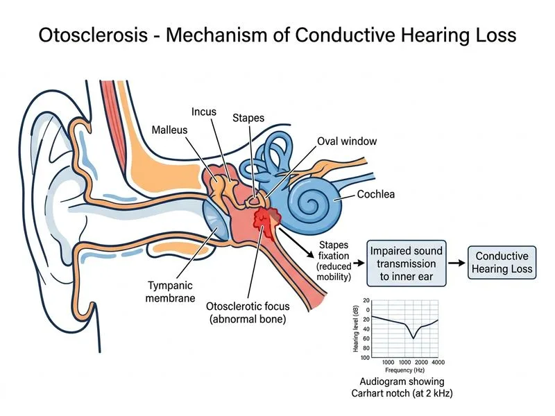 Otosclerosis diagram