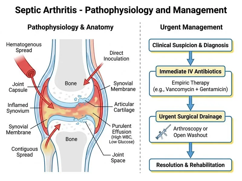 Septic Arthritis diagram