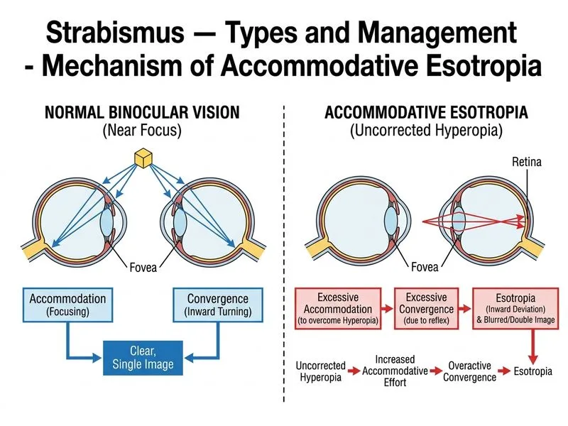 Strabismus — Types and Management diagram