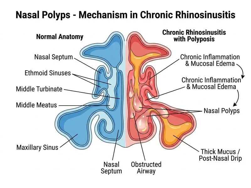 Nasal Polyps diagram