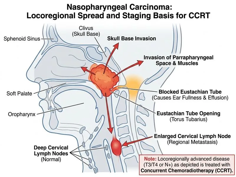 Nasopharyngeal Carcinoma diagram