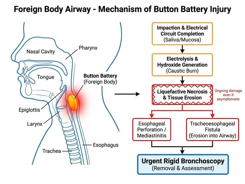 Foreign Body Airway diagram