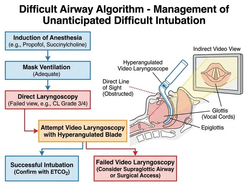 Difficult Airway Algorithm diagram