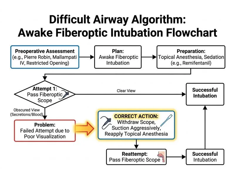 Difficult Airway Algorithm diagram