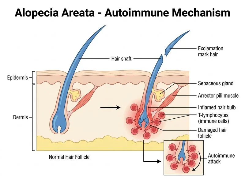 Alopecia Areata diagram