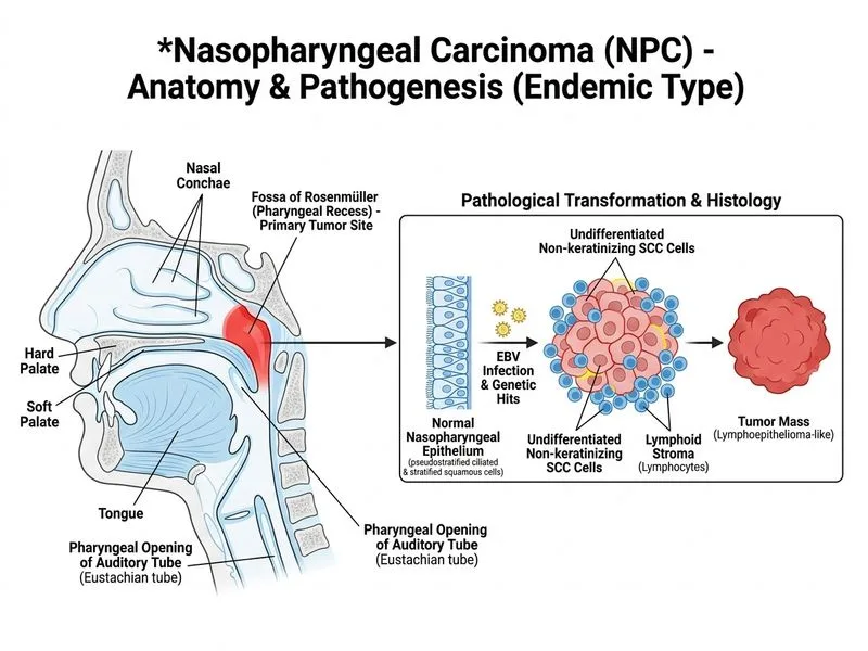 Nasopharyngeal Carcinoma diagram