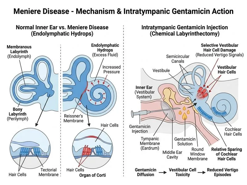 Meniere Disease diagram