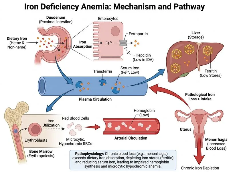 Iron and Anemia diagram