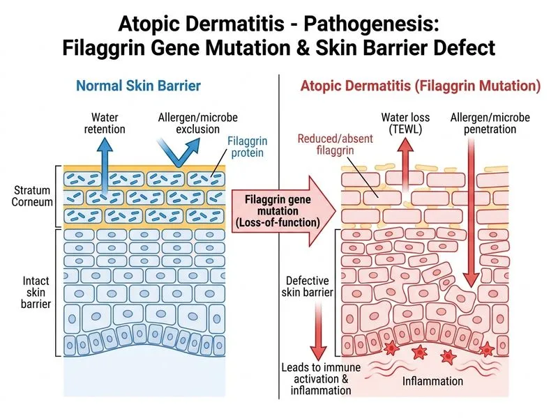 Atopic Dermatitis diagram