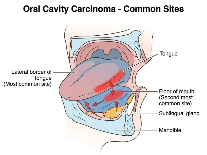 Oral Cavity Carcinoma diagram