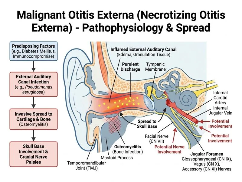 Otitis Externa diagram