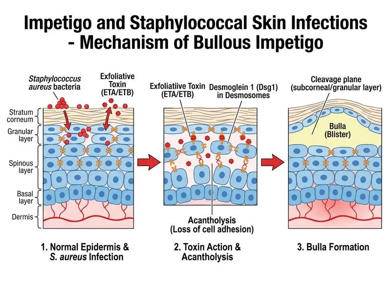 Impetigo and Staphylococcal Skin Infections diagram