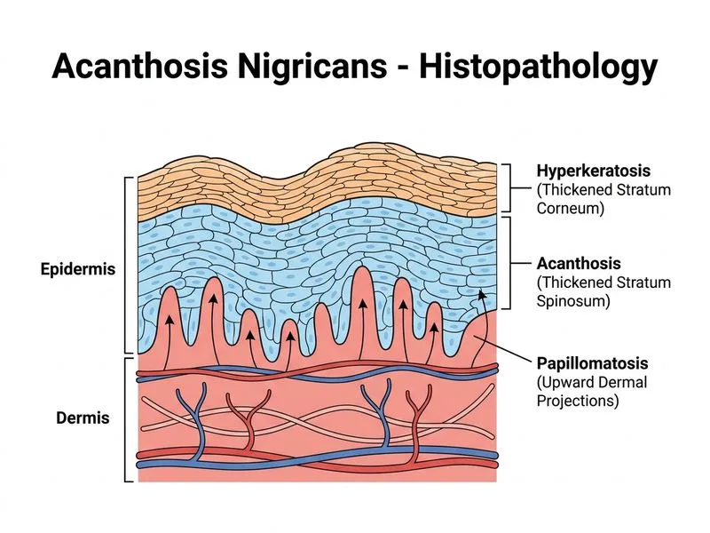 Acanthosis Nigricans diagram