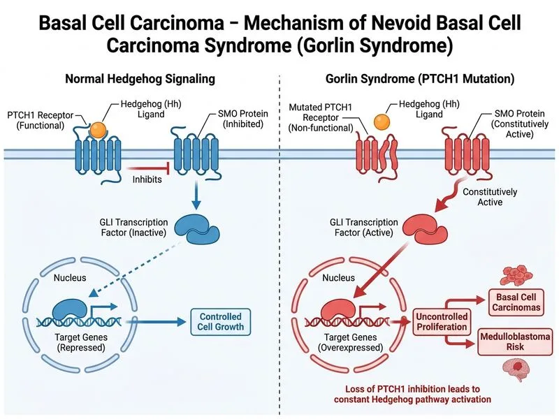 Basal Cell Carcinoma diagram