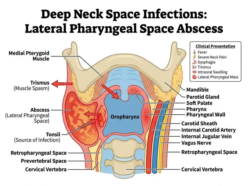 Deep Neck Space Infections diagram