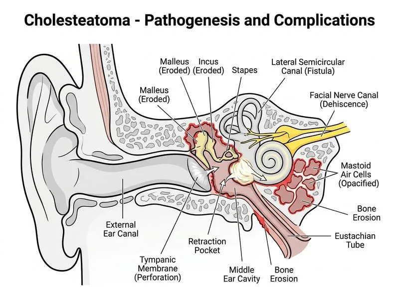 Cholesteatoma diagram