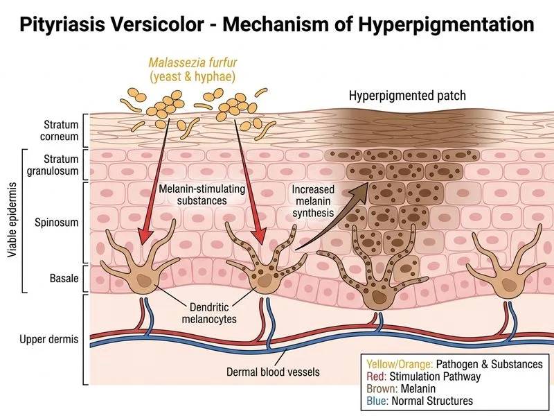 Pityriasis Versicolor diagram