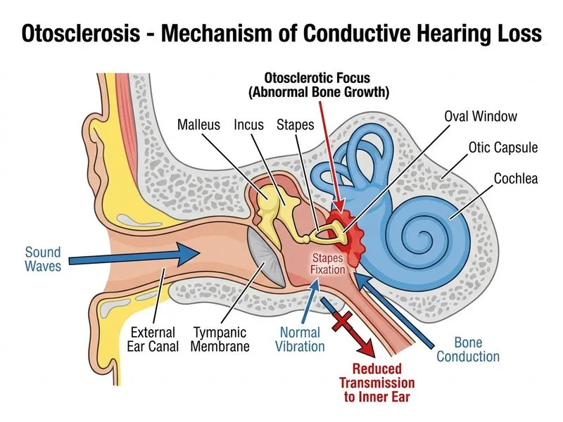 Otosclerosis diagram