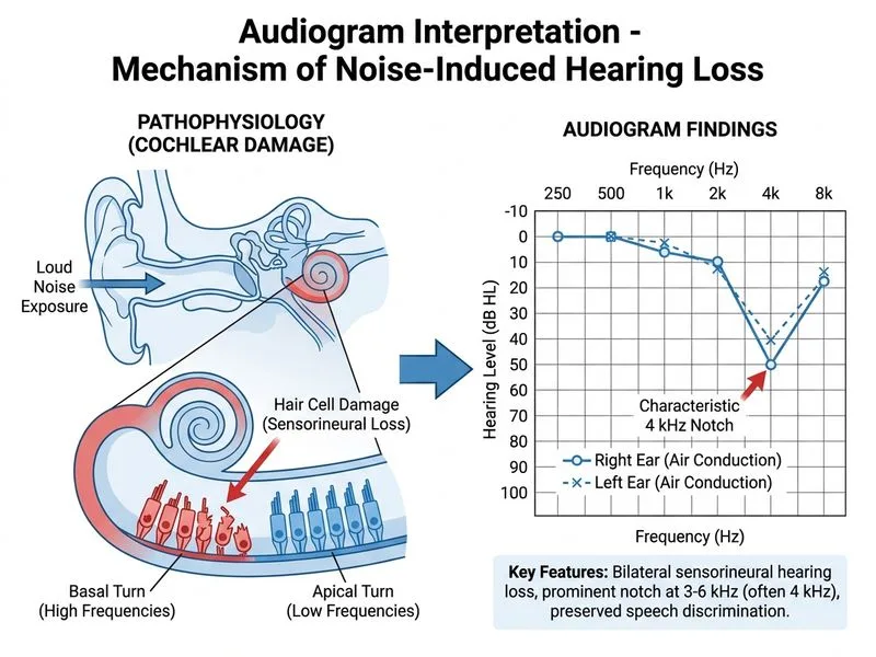 Audiogram Interpretation diagram