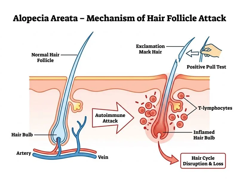 Alopecia Areata diagram
