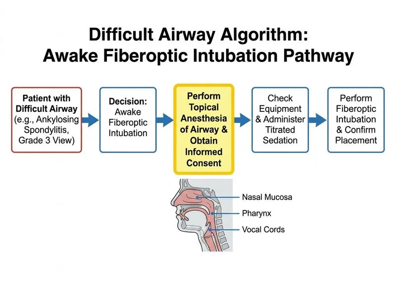 Difficult Airway Algorithm diagram