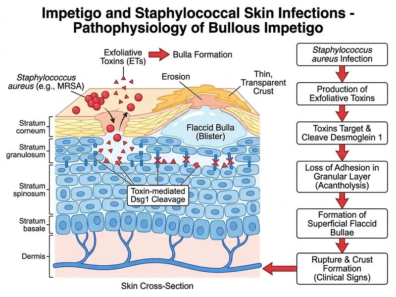 Impetigo and Staphylococcal Skin Infections diagram