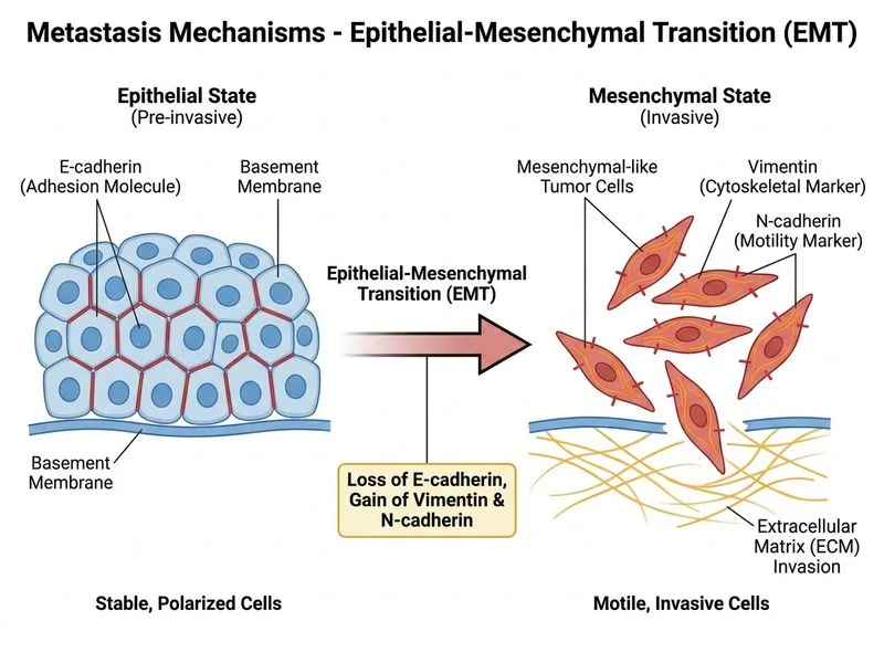 Metastasis Mechanisms diagram