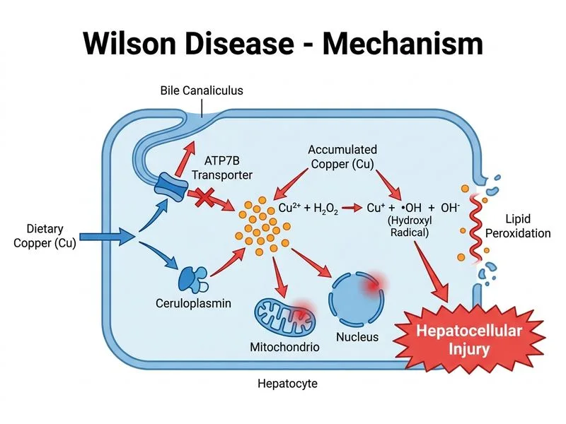 Wilson Disease diagram