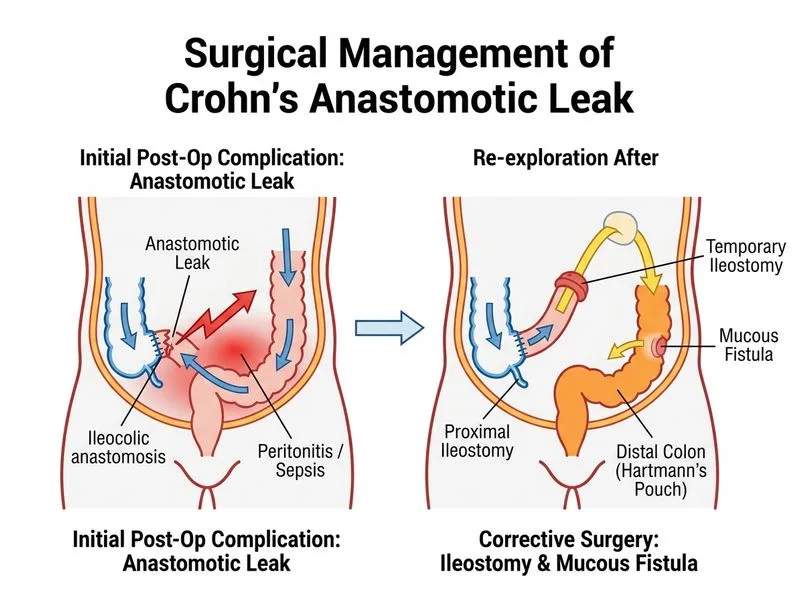 Inflammatory Bowel Disease — Surgical diagram