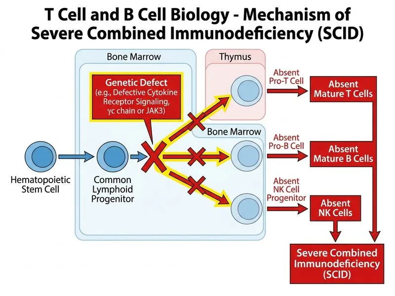 T Cell and B Cell Biology diagram