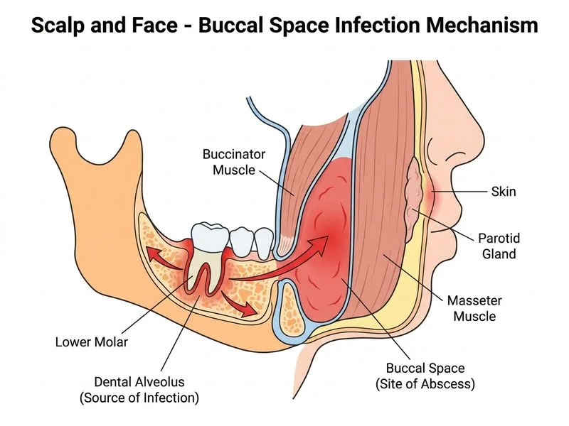 Scalp and Face diagram