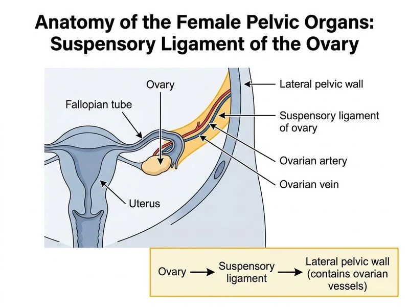 Male and Female Pelvic Organs diagram
