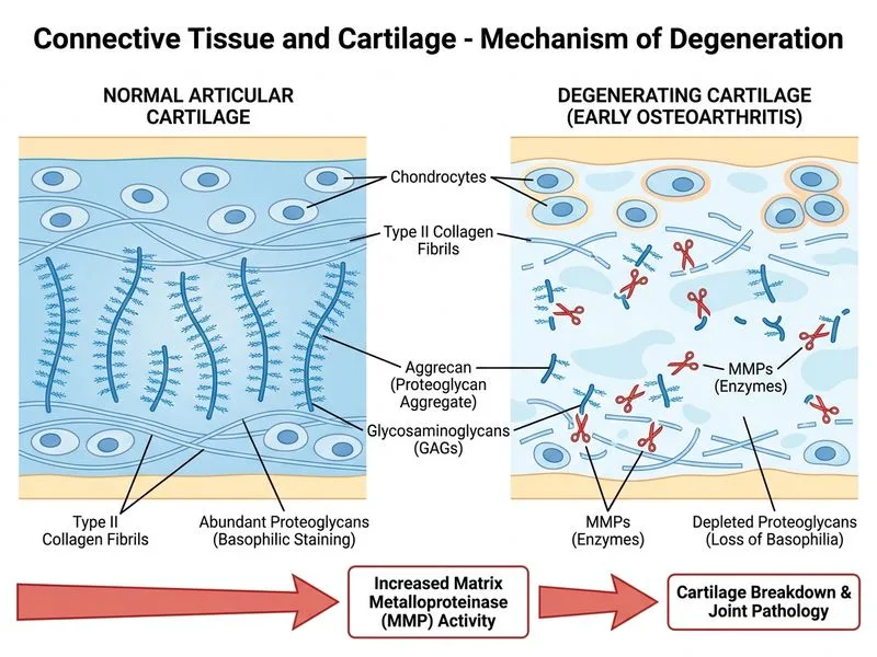 Connective Tissue and Cartilage diagram