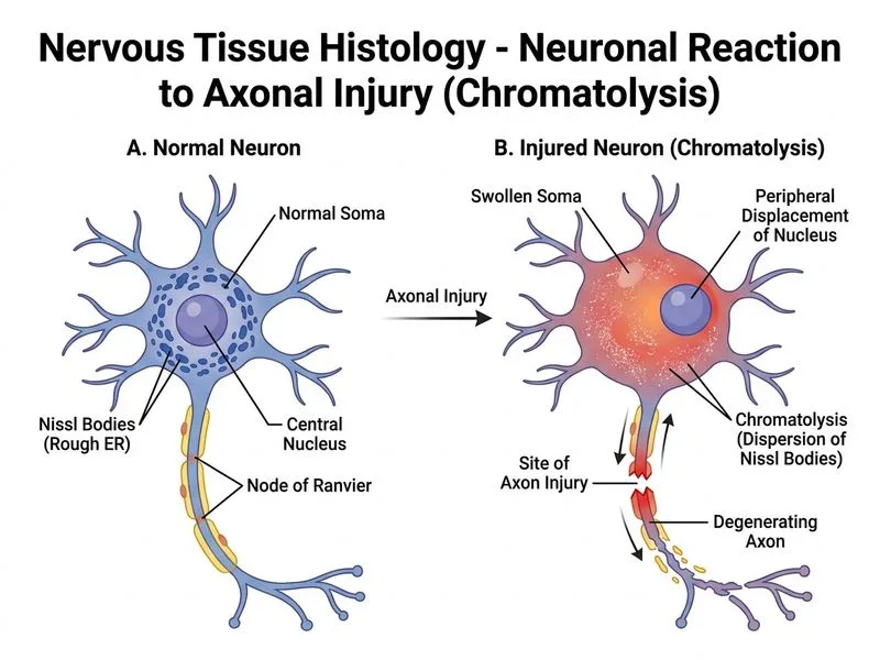 Nervous Tissue Histology diagram