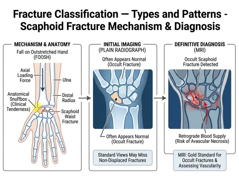 Fracture Classification — Types and Patterns diagram