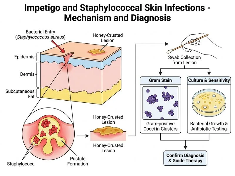 Impetigo and Staphylococcal Skin Infections diagram