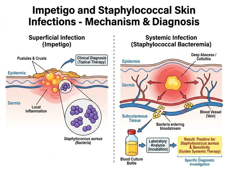Impetigo and Staphylococcal Skin Infections diagram